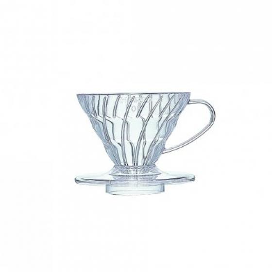 Hario 2 Cup Dripper V60 - Klar plast